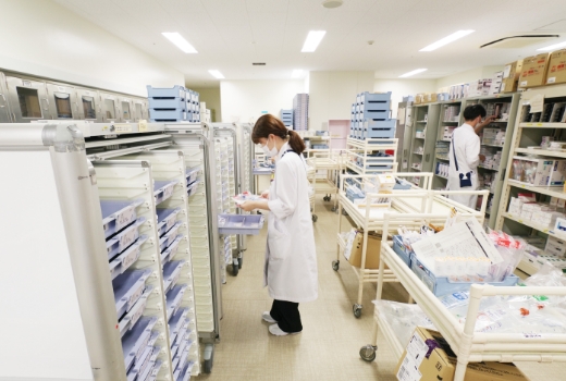 調剤の様子