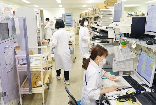 薬品管理の様子